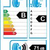 Bandenlabel B C 71dB