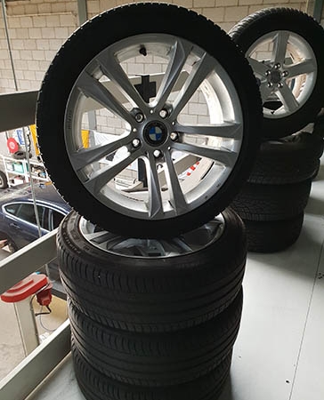 BMW gebruikte wielen set mak