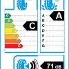 Bandenlabel c a 71db