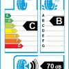 Bandenlabel c b 70db