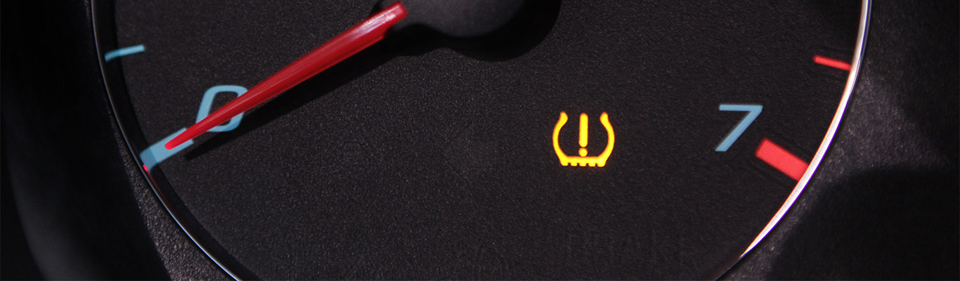 Tpms waarschuwing lamp in auto